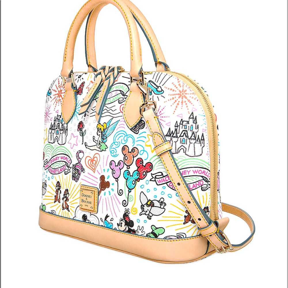 Disney Dooney & Bourke sketch shoulder satchel